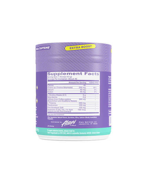 Alani Nu Pre-Workout+ (30 Servings)