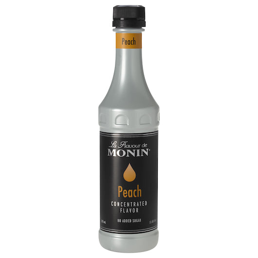 Monin Peach Concentrate Flavor, 375 Milliliter