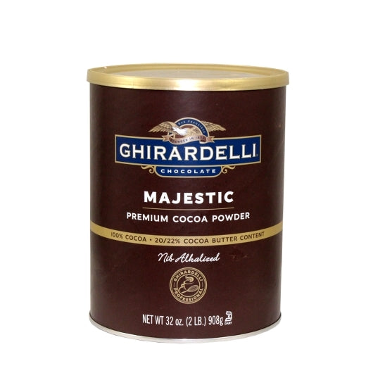 Ghirardelli Majestic 20/22% Premium Cocoa Powder, 2 Pound