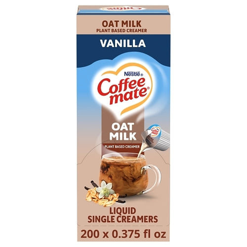 Coffee Mate Shelf Stable Vanilla Oat Creamer, 18.7 Fluid Ounce
