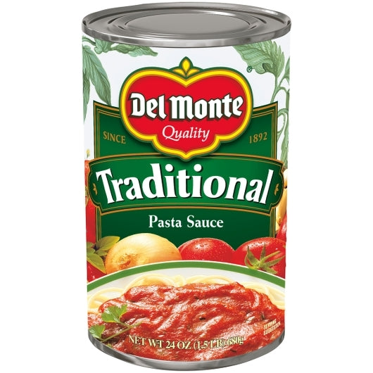 Del Monte Pasta Sauce Traditional, 24 Ounce