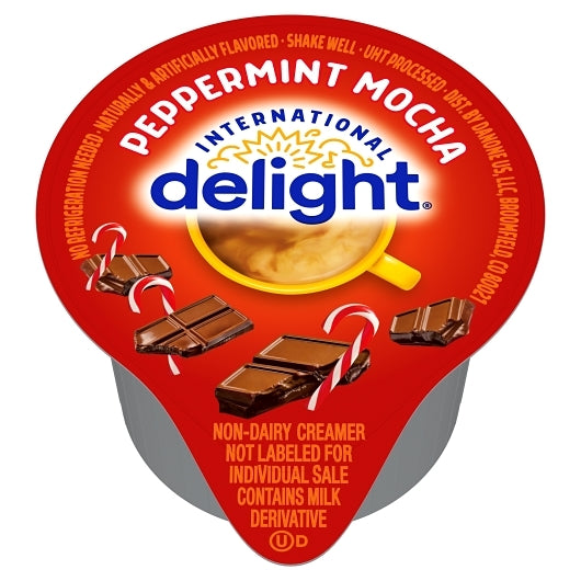 International Delight Aseptic Portion Control Peppermint Mocha Display