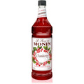 Monin Cranberry Syrup, 1 Liter