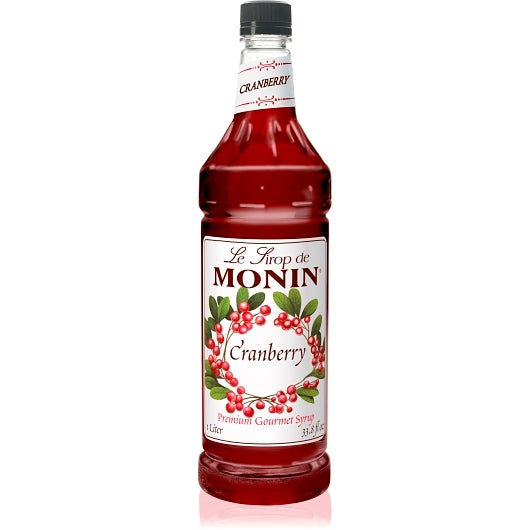 Monin Cranberry Syrup, 1 Liter