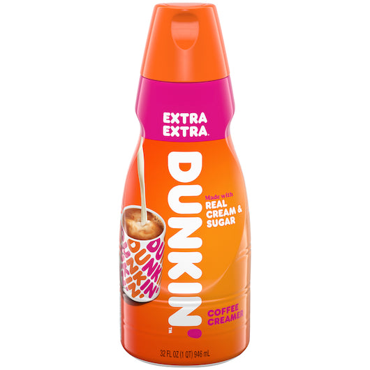 Dunkin' Extra Extra Coffee Creamer, 32 Fluid Ounce