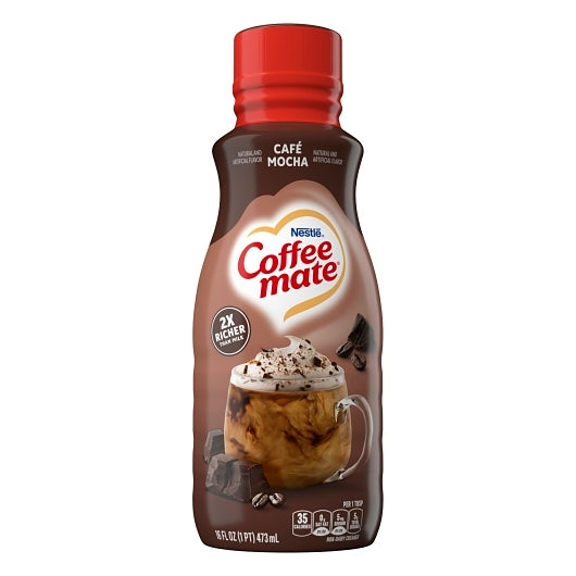 Coffee Mate Cafe Mocha Creamer, 16 Fluid Ounce