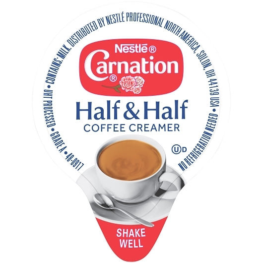 Carnation Nestle Single Serve Half & Half Creamers, 0.304 Fluid Ounce