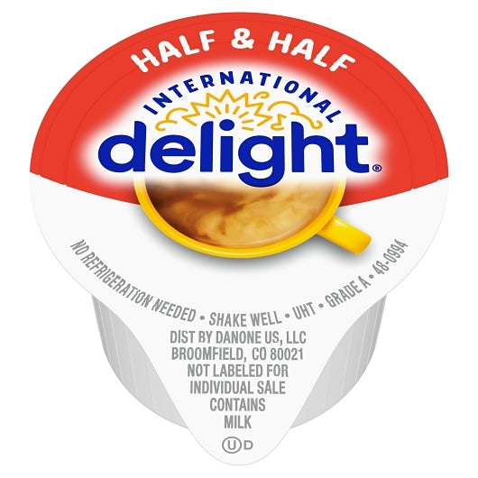 International Delight Coffeehouse Inspirations Aseptic Half & Half Portion Control Creamer