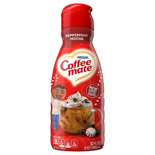 Coffee Mate Peppermint Mocha Creamer, 32 Fluid Ounce