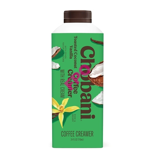 Chobani Toasted Coconut Vanilla Coffee Creamer, 24 Fluid Ounce