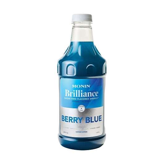 Monin Sugar Free Berry Blue Energy Concentrate, 64 Ounce