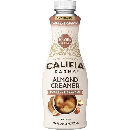Califia Farms Hazelnut Creamer, 25.4 Fluid Ounce