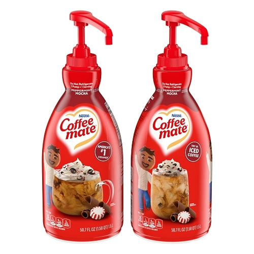 Coffee Mate Peppermint Mocha Pump Creamer, 1.58 Quart